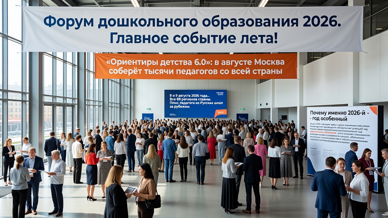 Форум дошкольного образования 2026. Главное событие лета!