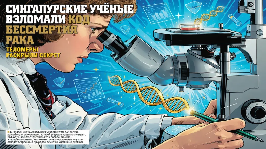 Сингапурские учёные взломали код бессмертия рака. Теломеры раскрыли секрет
