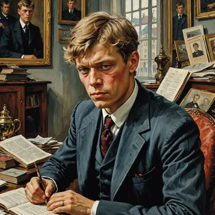 Искусство в портретах: раскрывая глубину Портретов Сергея Есенина